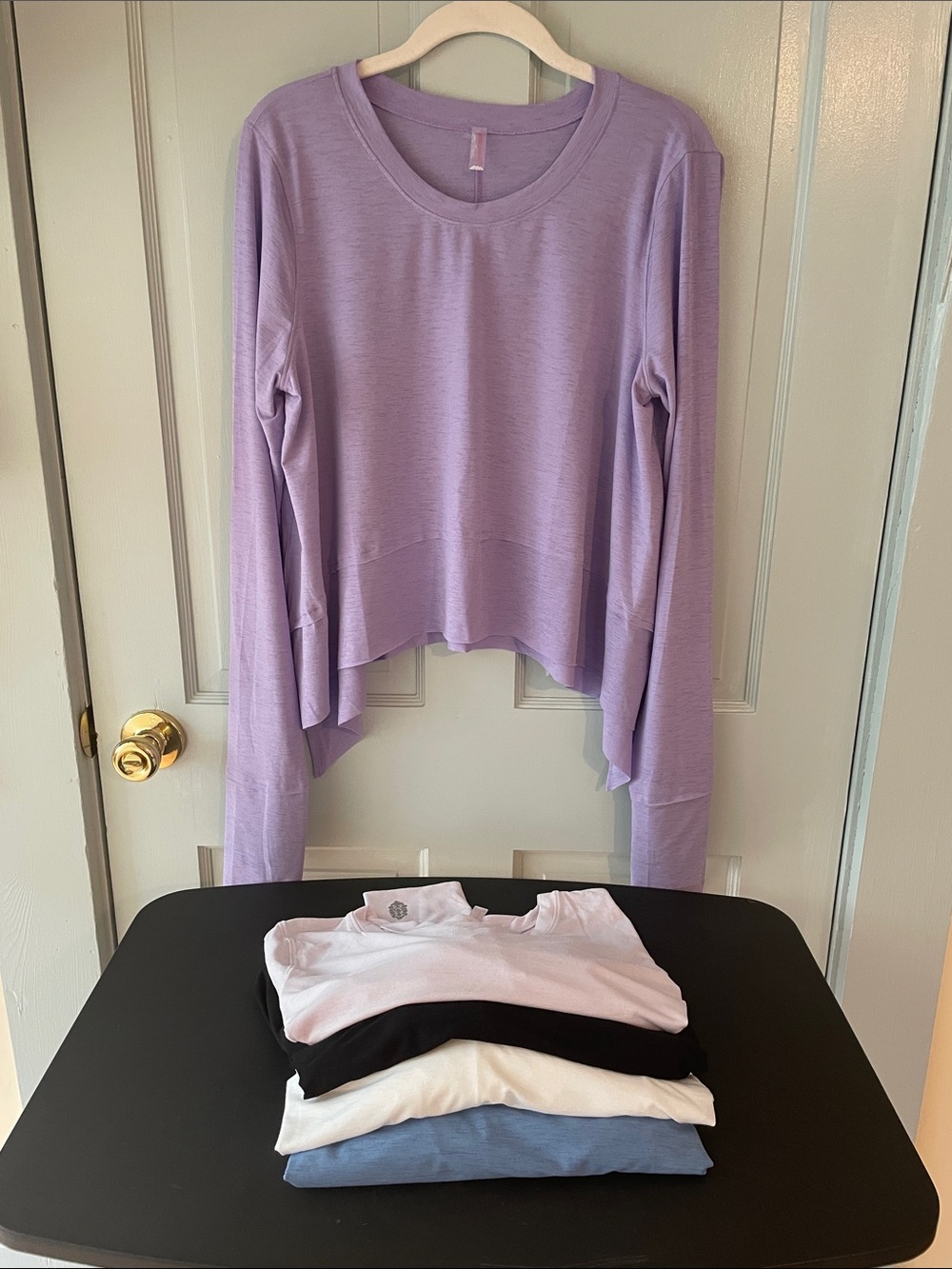 FP Movement by Free People Tempo Long  Sleeve Tee Large Like New Multiple Colors